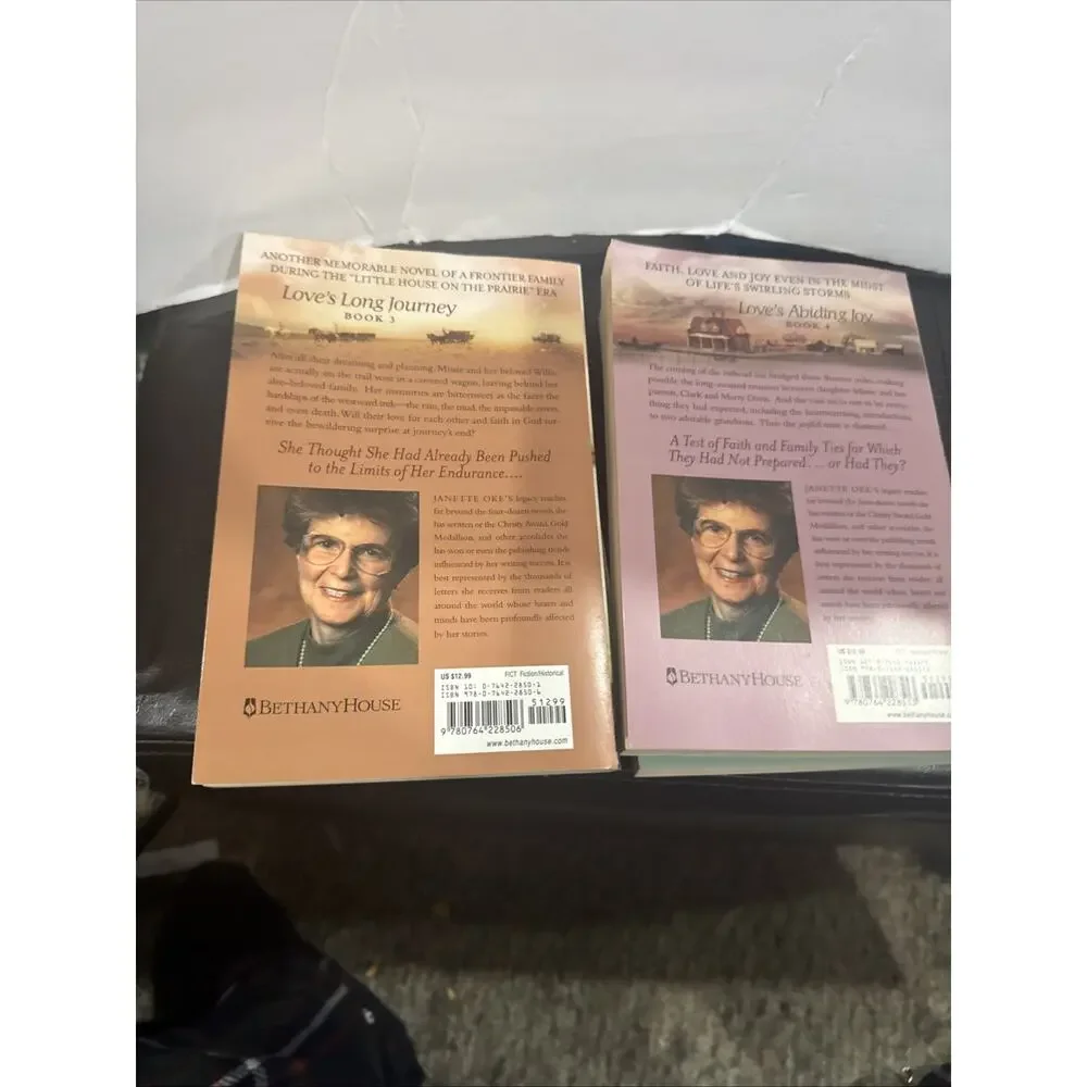 Lot of 4 Janette Oke Love Comes Softly Series Books 1-4 Christian Fiction